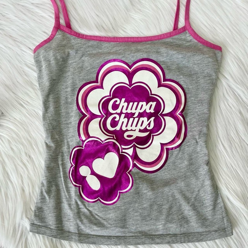 Vintage Y2K graphic cami top 🍭 by Chupa Chups